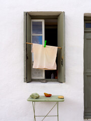 Greek household lifestyle in aegean island