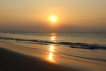 Fototapeta premium sunset on the beach