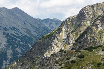 Summer view of Pirin Mountain near Vihren Peak, Bulgaria