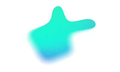 Abstract Grainy and Blurry Shape. Trendy Form with Transparency.