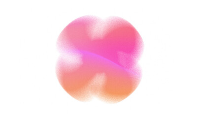 Fototapeta premium Abstract Grainy and Blurry Shape. Trendy Form with Transparency.
