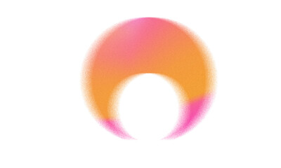 Abstract Grainy and Blurry Shape. Trendy Form with Transparency.
