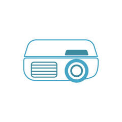 Projector icon design illustration