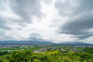 かむろ大師から望む橋本市の街並み