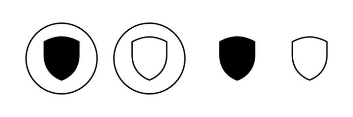 Shield icon vector. Protection icon. Security sign and symbol
