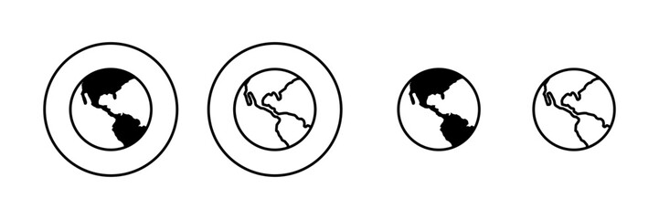 World map vector. Worldmap sign and symbol. Globe icon