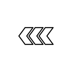 Arrow icon for web and mobile app. Arrow sign and symbol for web design.