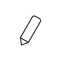 Pencil icon for web and mobile app. pen sign and symbol. edit icon vector