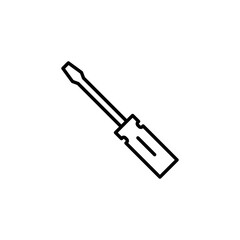 Screwdriver icon for web and mobile app. tools sign and symbol