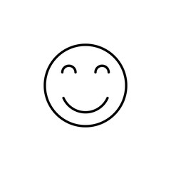 smile icon for web and mobile app. smile emoticon icon. feedback sign and symbol