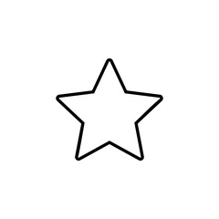 Obraz premium Star Icon for web and mobile app. rating sign and symbol. favourite star icon