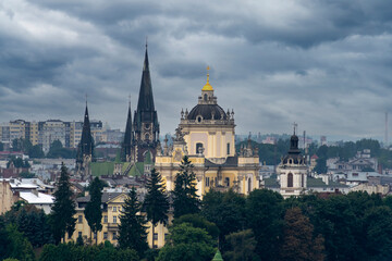Fototapeta premium City of Lviv. Catholic Church
