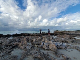 Fototapeta premium Cloud Sky Water Coastal and oceanic landforms Horizon Landscape