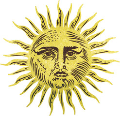 Obraz premium Medieval sun