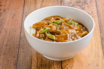 キノコカレーうどん