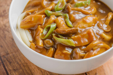 キノコカレーうどん