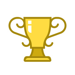gold trophy cup - icon
