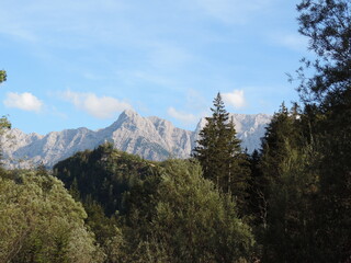 Mountain landscape with forests