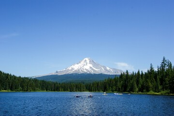 Mt. Hood National Forest Mount Hood Sky Water Water resources Mountain