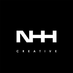 NHH Letter Initial Logo Design Template Vector Illustration