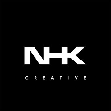 NHK Letter Initial Logo Design Template Vector Illustration