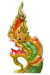golden serpent statue
