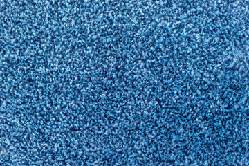 Obraz premium Blue carpet texture background closeup