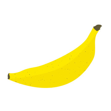 Banana png illustration, transparent background.