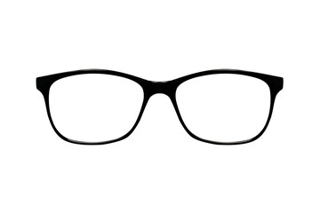 Black eye glasses spectacles with shiny black frame For reading daily life To a person with visual...