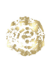 Light gold glitter brush stroke