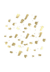 Light gold glitter brush stroke