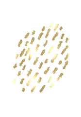 Light gold glitter brush stroke