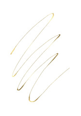 Light gold glitter brush stroke