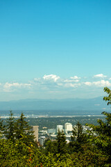 Landscape of the city of Portland 