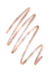Rose gold glitter brush stroke