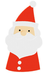 かわいいサンタクロースのイラスト・クリスマス素材