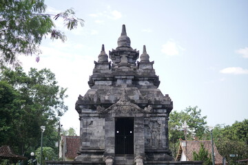 The exoticism of the architecture of the Pawon temple in Indonesia, the Pawon temple is the buddha temple. Built by the ancient Mataram kingdom