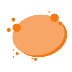 Blank Flat sale badge label set