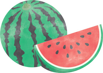Watermelon Watercolor