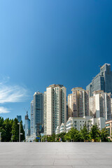 Modern urban architectural landscape of Qingdao, China © zhouyilu