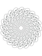 Forest flowers and leaves. Vector coloring book for adults and children. Hand-drawn illustration. Floral ornament is good for web, print, and stencil
Flowers Coloring Page 