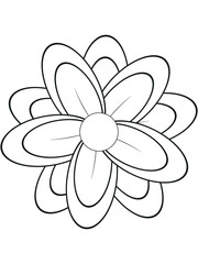 Forest flowers and leaves. Vector coloring book for adults and children. Hand-drawn illustration. Floral ornament is good for web, print, and stencil
Flowers Coloring Page 