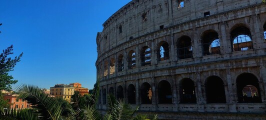 Fototapeta premium Close Up of the Colosseum in Rome