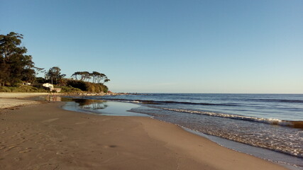 beach at sunset