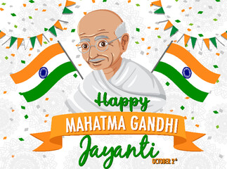 Mahatma Gandhi Jayanti Day Poster