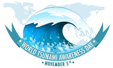 World Tsunami Awareness Day Banner Design