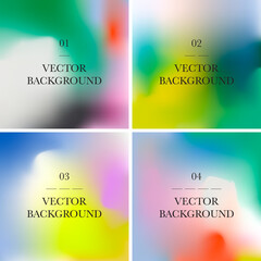 Multicolor gradient background. Blurred abstract artwork. 