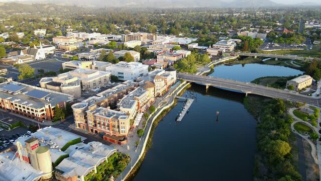 Napa Valley and Napa river