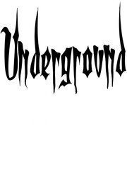 word made of splashes