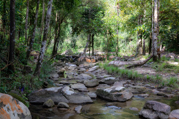 Lan Mom Chui Waterfall. Phatthalung